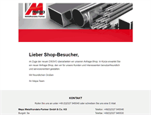Tablet Screenshot of mepa-shop.de